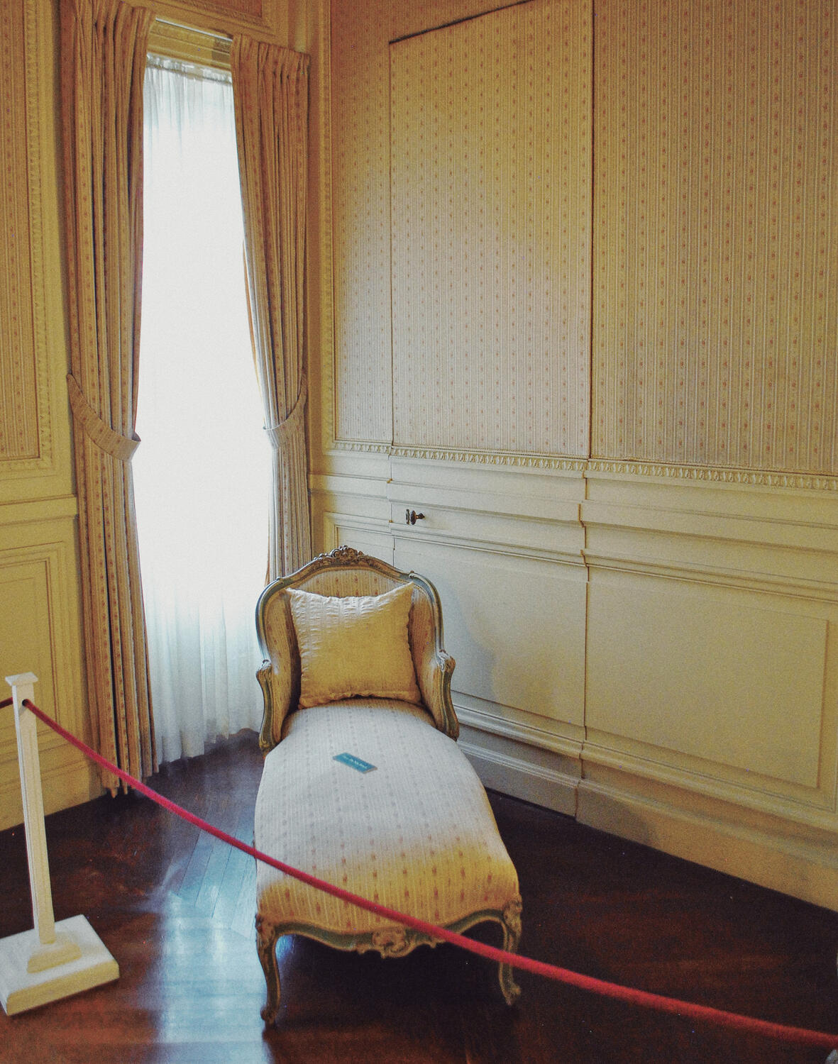A little bed and a secret room at The Breakers mansion in Newport, Rhode Island.